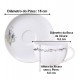 Xícara Para Chá 250ml Lilla Porcelana Tramontina